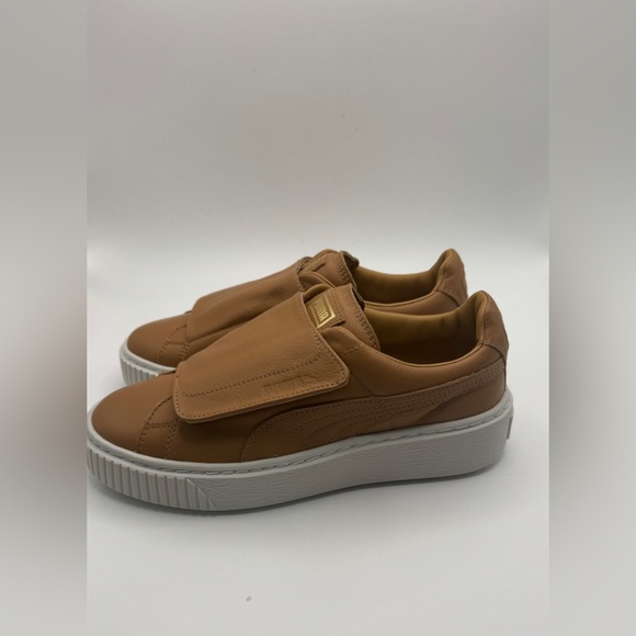 NIB PUMA Basket Platform Cinnamon Sneaker, Size 6.5 - Picture 1 of 7